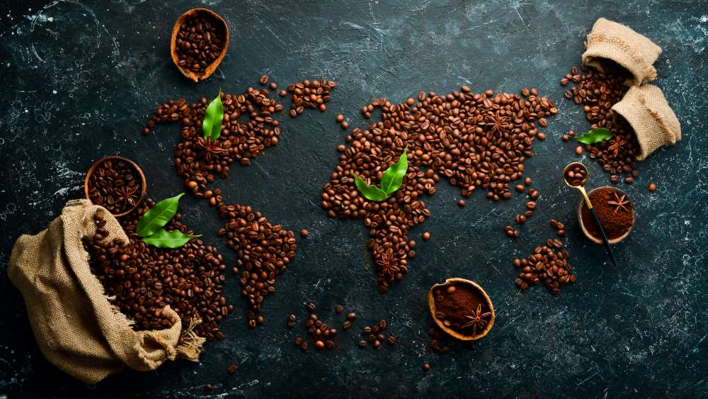 A világon évente összesen 9 milliárd kilogramm kávét termesztenek.